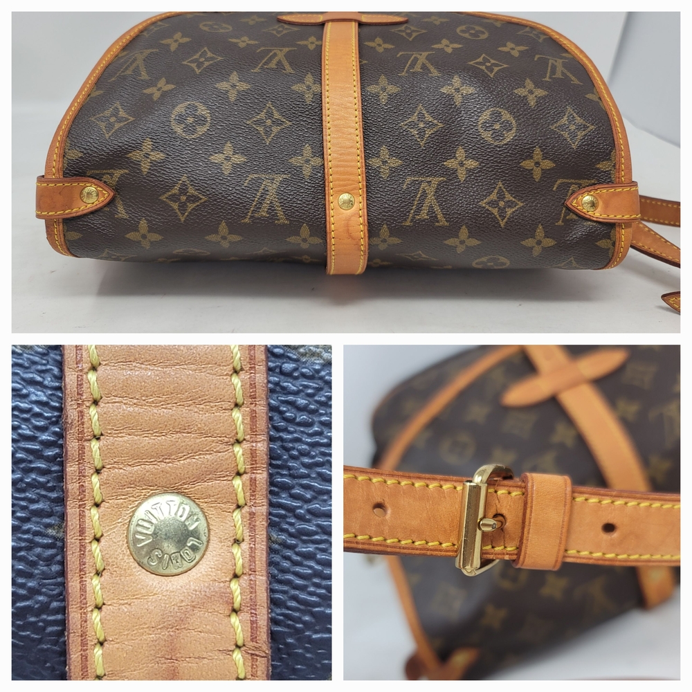 Louis Vuitton Saumur 30 Monogram Canvas Shoulder Crossbody Hand Bag Vintage Auth - Picture 7 of 13